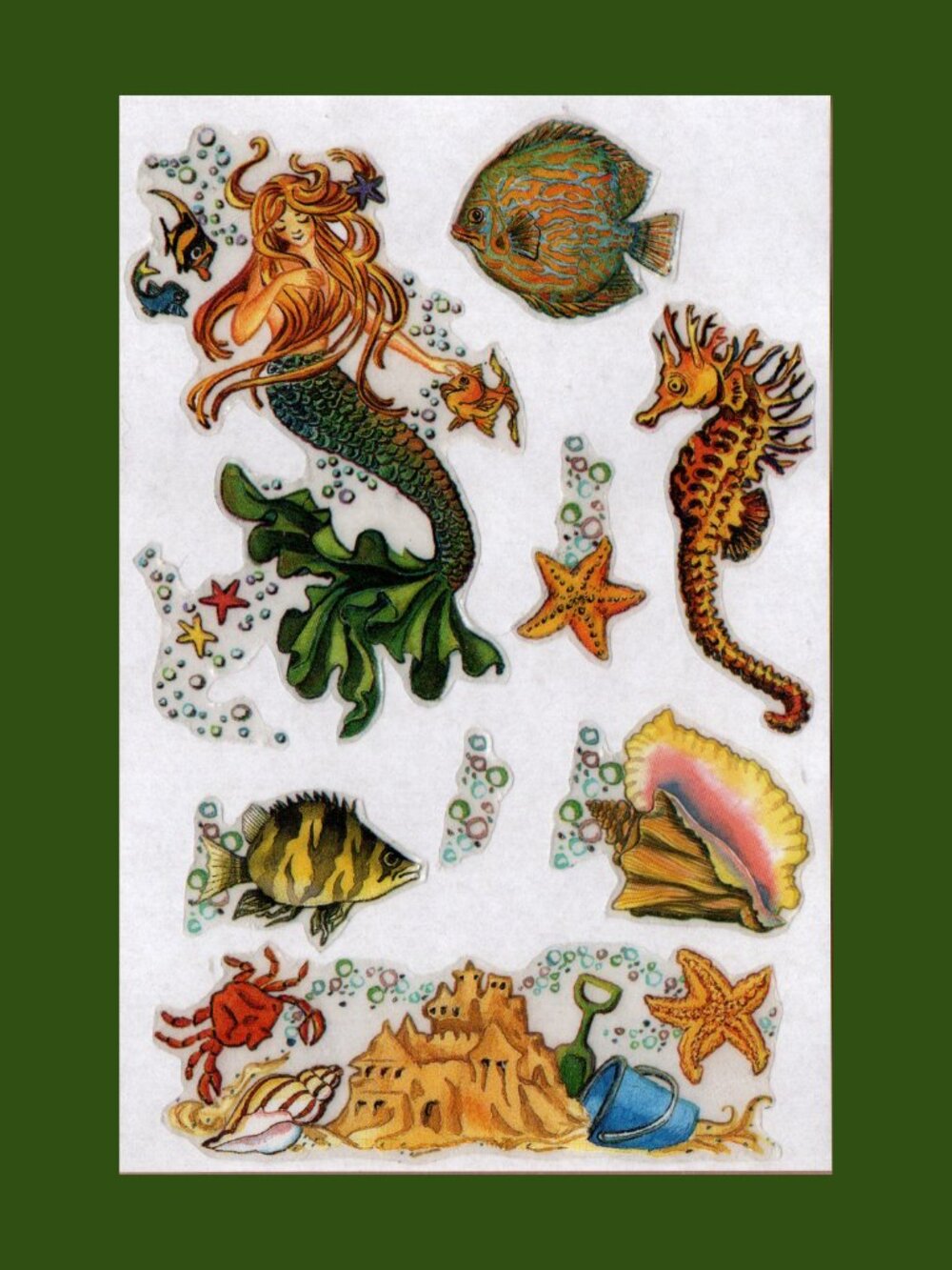 PSX Designs Wonders of the Deep Sticker Set Vintage 2000 Artist's Collection